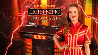 XXXtreme Lightning Baccarat oyununun kapak görseli